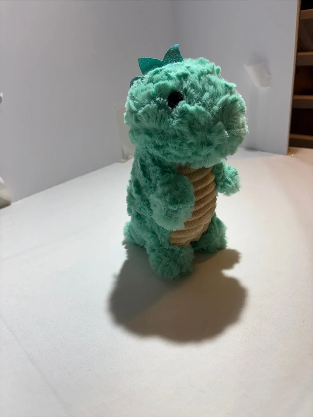 Kellytoy Plush Green Dino Plush Toy - Soft Cuddly Companion